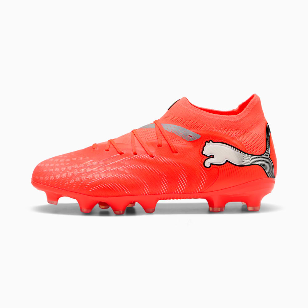 (Women) Future 9 Pro FG/AG Junior Soccer Cleats Glowing Red-PUMA White-PUMA Black-PUMA Silver 108720-01