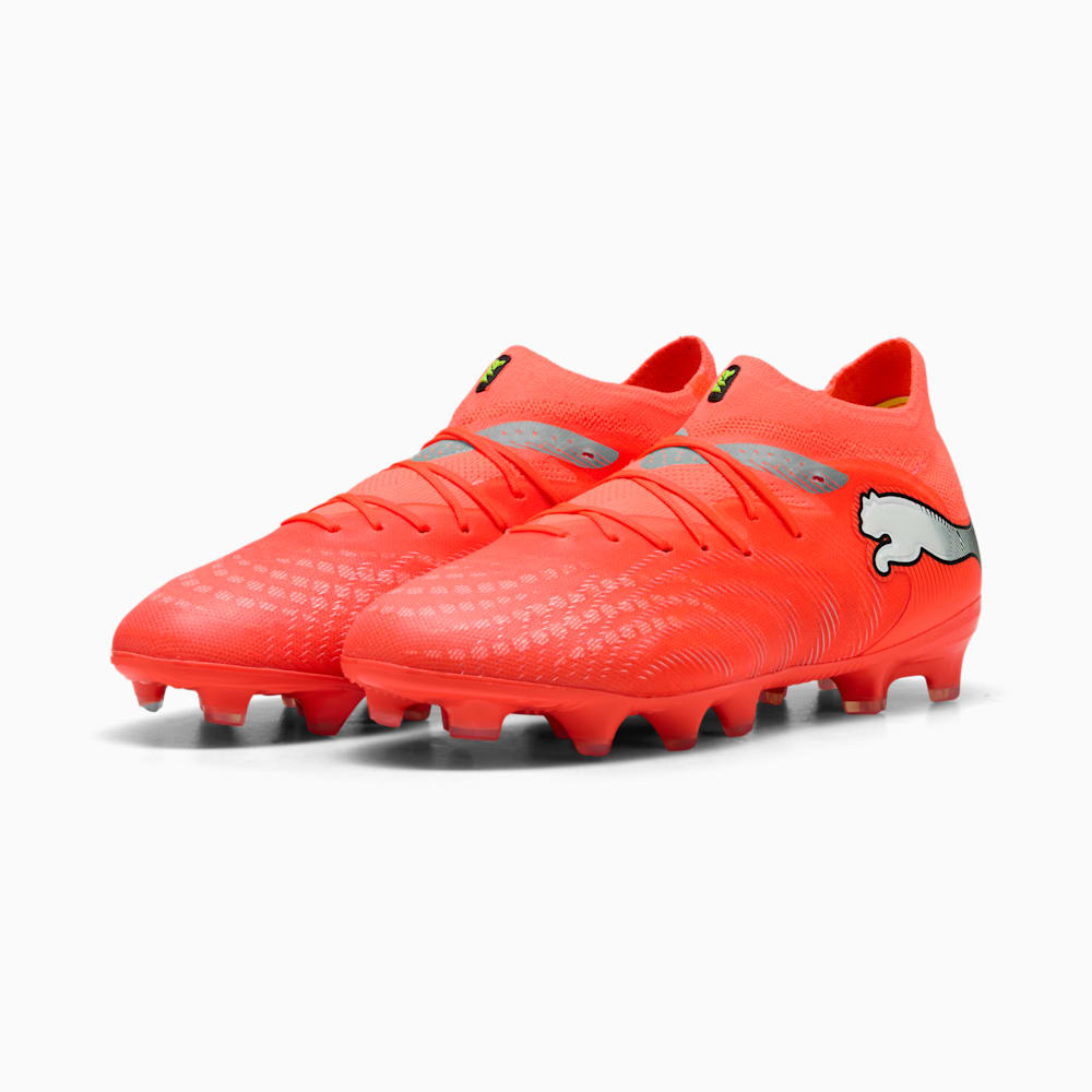 Order (W) Future 9 Pro FG/AG Sepatu Bola Junior Merah Glowing-Putih-Hitam-Perak PUMA 108720-01