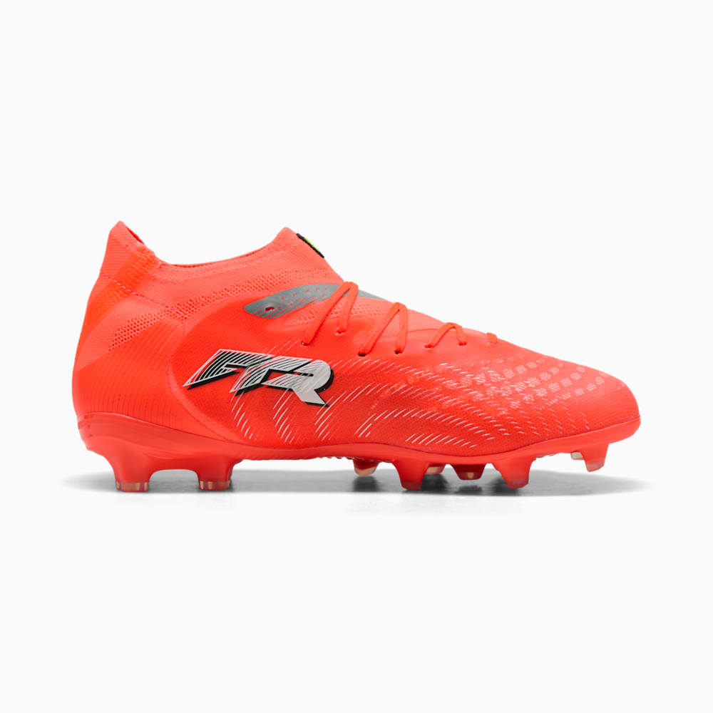 Purchase (W) Future 9 Pro FG/AG Sepatu Bola Junior Merah Glowing-Putih-Hitam-Perak PUMA 108720-01