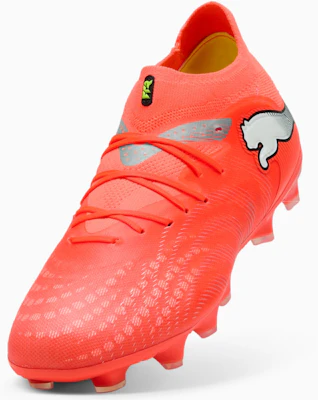 (W) Future 9 Pro FG/AG Sepatu Bola Junior Merah Glowing-Putih-Hitam-Perak PUMA 108720-01 Details for (W) Future 9 Pro FG/AG Sepatu Bola Junior Merah Glowing-Putih-Hitam-Perak PUMA 108720-01