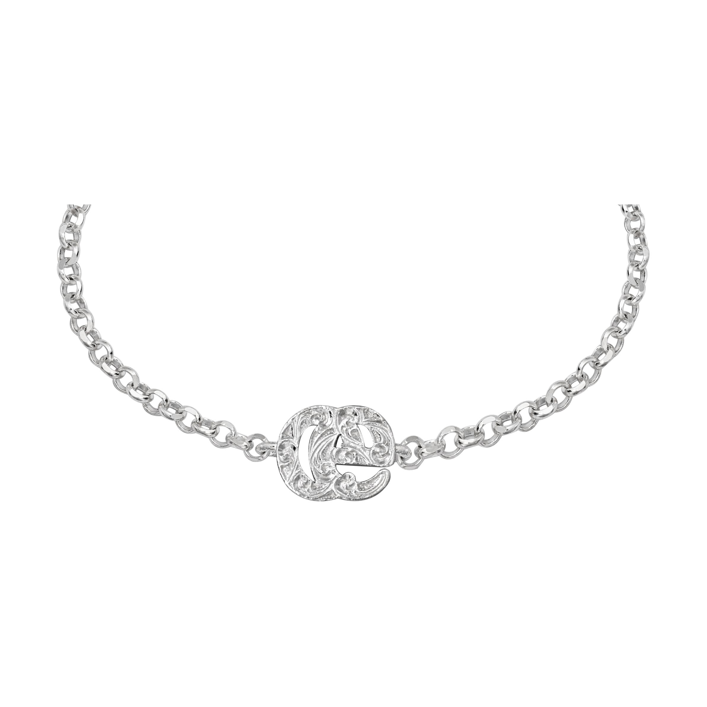 Lookbook (W) Pulsera para Mujer GUCCI GG Plateada 925 de Plata - Colección Otoño Invierno 2023. 770756-J8400-8106