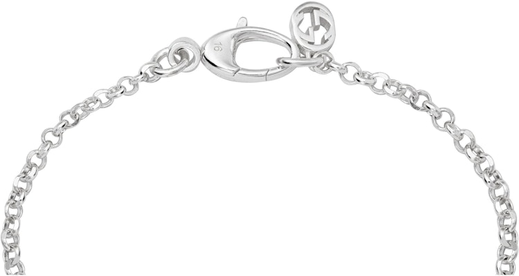 (Women) FW23 GUCCI GG Embellished 925 Silver Bracelet for Women - Silver 770756-J8400-8106 Purchase (Women) FW23 GUCCI GG Embellished 925 Silver Bracelet for Women - Silver 770756-J8400-8106