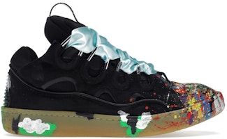 (Women) Gallery Dept. x Lanvin Curb Light Sneakers 'Paint Drip - Black' FW-SKDK02-DRGD-P2210S1 (Women) Gallery Dept. x Lanvin Curb Light Sneakers 'Paint Drip - Black' FW-SKDK02-DRGD-P2210S1
