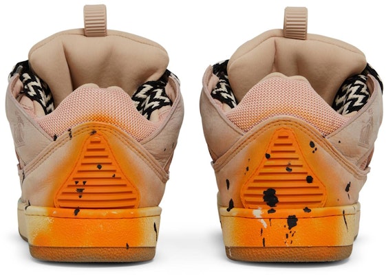 (Women) Gallery Dept. x Lanvin Curb Light Sneakers 'Paint Drip - Pale Pink' FW-SKDK02-DRGD-P22B5S0 Details for (Women) Gallery Dept. x Lanvin Curb Light Sneakers 'Paint Drip - Pale Pink' FW-SKDK02-DRGD-P22B5S0