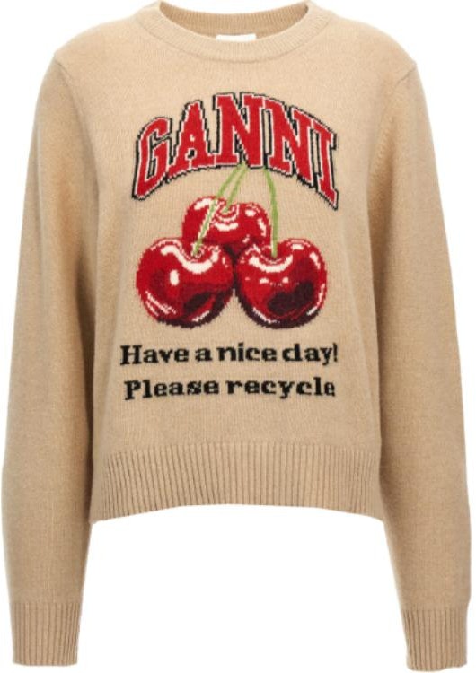 women-ganni-beige-graphic-knit-crewneck-long-sleeve-pullover-sweater-k2320883