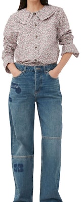 (W) 가니 캐주얼 프린트 코튼 긴팔 셔츠 프로스트 그레이 F8218-523 Shop (W) 가니 캐주얼 프린트 코튼 긴팔 셔츠 프로스트 그레이 F8218-523