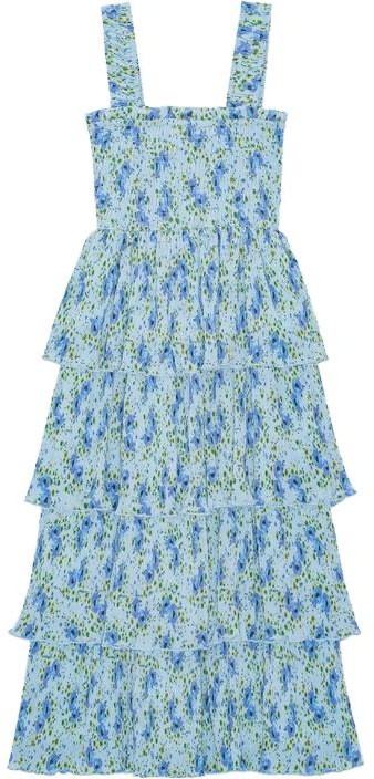 women-ganni-floral-pleated-tiered-dress-ice-water-blue-f9128495