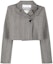 Order (W) 가니 슬림핏 싱글버튼 크롭 롱 슬리브 자켓 라이트 그레이. F8213-523