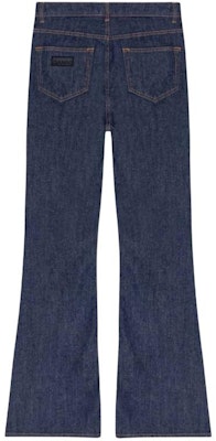 (W) 가니 슬림 플레어 롱 진 딥 블루 데님 팬츠. J1437077 Lookbook (W) 가니 슬림 플레어 롱 진 딥 블루 데님 팬츠. J1437077