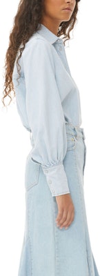 (W) 가니 솔리드 컬러 긴팔 칼라 셔츠 J1310-569 3