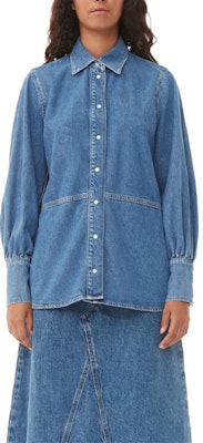 (W) 가니 솔리드 컬러 긴팔 칼라 셔츠 J1310-569 Shop (W) 가니 솔리드 컬러 긴팔 칼라 셔츠 J1310-569