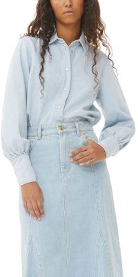 (W) 가니 솔리드 컬러 긴팔 칼라 셔츠 J1310-569 1