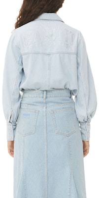 (W) 가니 솔리드 컬러 긴팔 칼라 셔츠 J1310-569 2