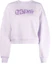 Order (Women) GANNI FW21 Purple Minimalist Letter Print Pullover Sweatshirt T2977-712