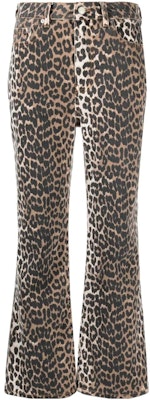 (W) 가니 FW22 브라운 레오파드 프린트 하이웨이스트 플레어 진 J1059943AW22 Order (W) 가니 FW22 브라운 레오파드 프린트 하이웨이스트 플레어 진 J1059943AW22