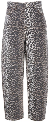 (W) 가니 FW22 레오파드 프린트 캐주얼 팬츠 브라운 J1184-943 Order (W) 가니 FW22 레오파드 프린트 캐주얼 팬츠 브라운 J1184-943