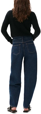 (W) 가니 FW22 터틀넥 스웨터 블랙 대비 로고 트림. K1810-099 Shop (W) 가니 FW22 터틀넥 스웨터 블랙 대비 로고 트림. K1810-099