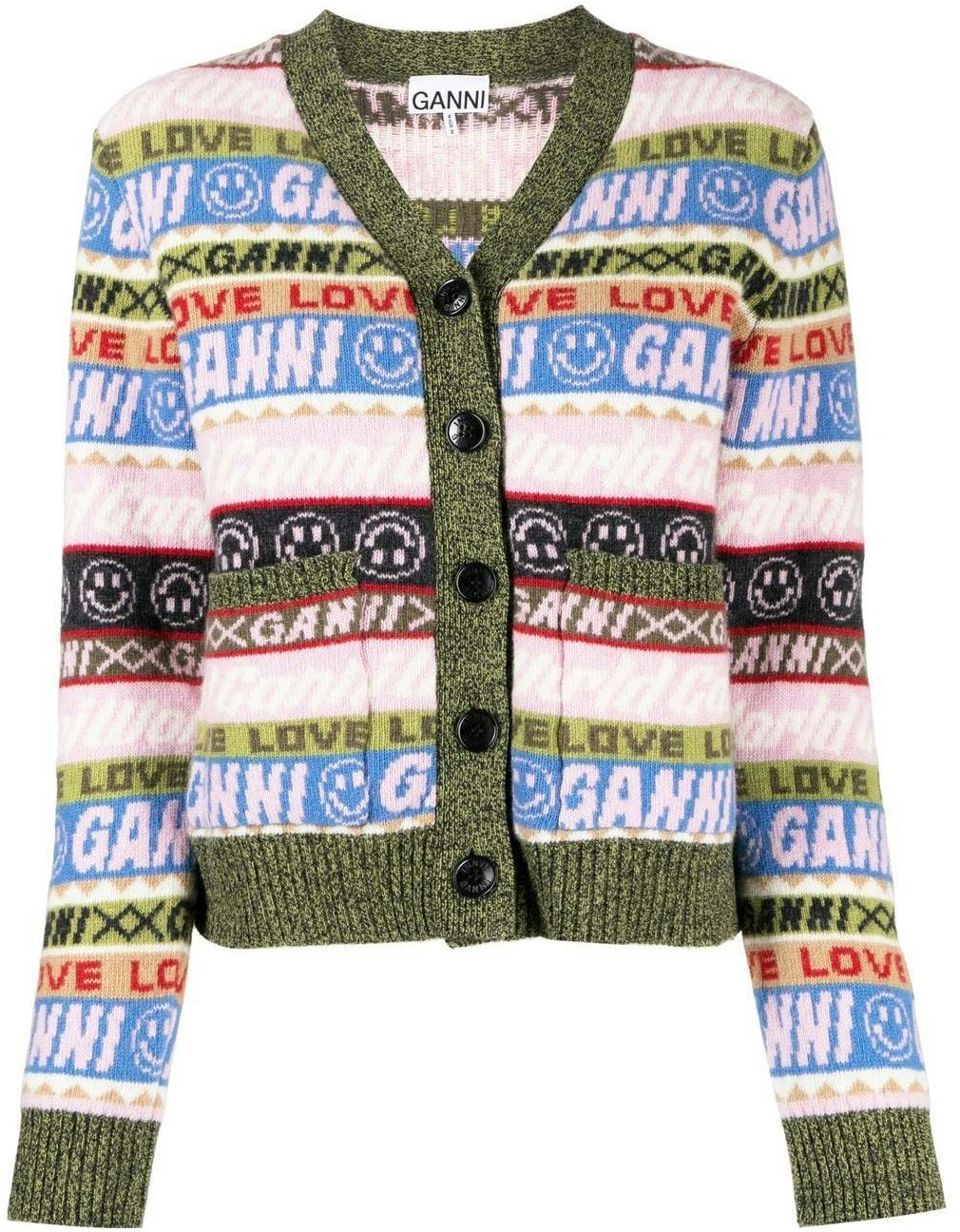 women-ganni-fw-22-v-neck-smiley-letter-jacquard-striped-knit-sweater-multicolor-k1794
