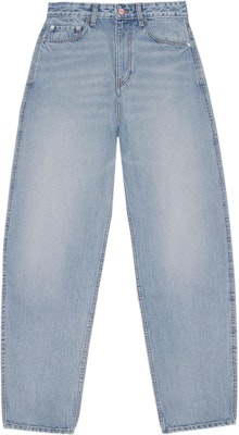 (W) 가니 FW22 미드라이즈 워시드 스트레이트 핏 청바지 여성 블루. J1152-565 Buy (W) 가니 FW22 미드라이즈 워시드 스트레이트 핏 청바지 여성 블루. J1152-565