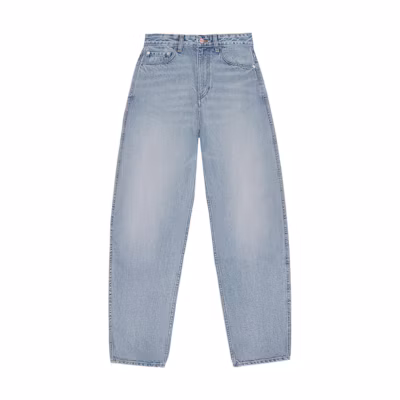 (Women) GANNI FW22 Mid-Rise Washed Straight-Leg Jeans Women’s Blue. J1152-565