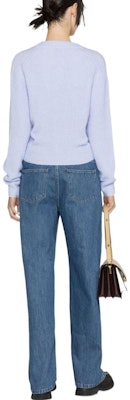 (W) 가니 FW22 솔리드 컬러 니트 가디건 블루 K1802-699 Shop (W) 가니 FW22 솔리드 컬러 니트 가디건 블루 K1802-699