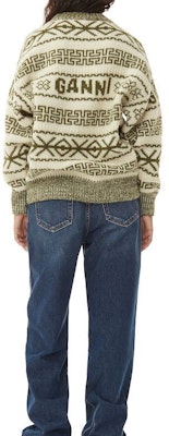 (W) 가니 FW23 오버사이즈 빈티지 프린트 울 니트 스웨터 아보카도 그린. K2174775 Purchase (W) 가니 FW23 오버사이즈 빈티지 프린트 울 니트 스웨터 아보카도 그린. K2174775