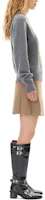 Purchase (W) GANNI FW24 兔子圖案長袖毛衣 霜灰色 K2402523