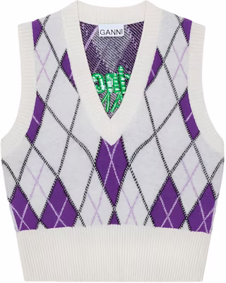 (Women) GANNI Geometric Pattern All-Over Print Tank Top K2052-135 Buy (Women) GANNI Geometric Pattern All-Over Print Tank Top K2052-135