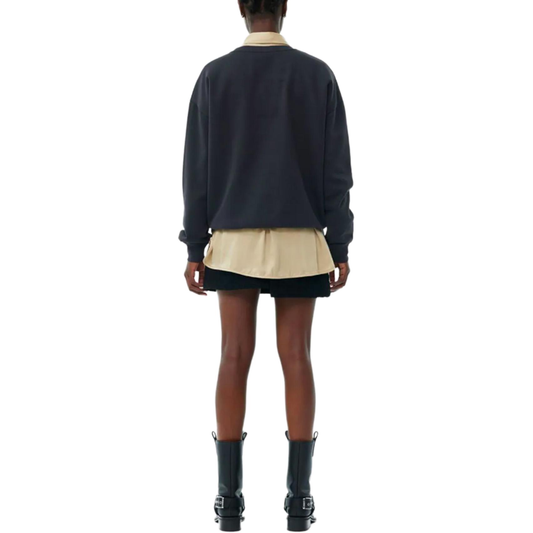 Purchase (W) GANNI 灰色長袖印花標誌休閒上衣 T3872252