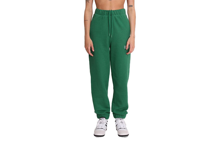 (Women) GANNI Green Embroidered Loose Fit Jogger Sweatpants T2925-801