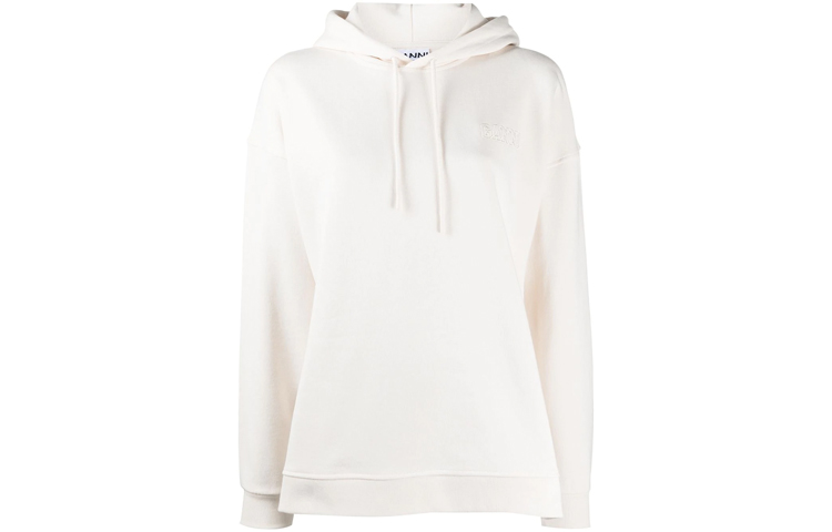 Order (Women) GANNI Logo Embroidered Hoodie T2773-135