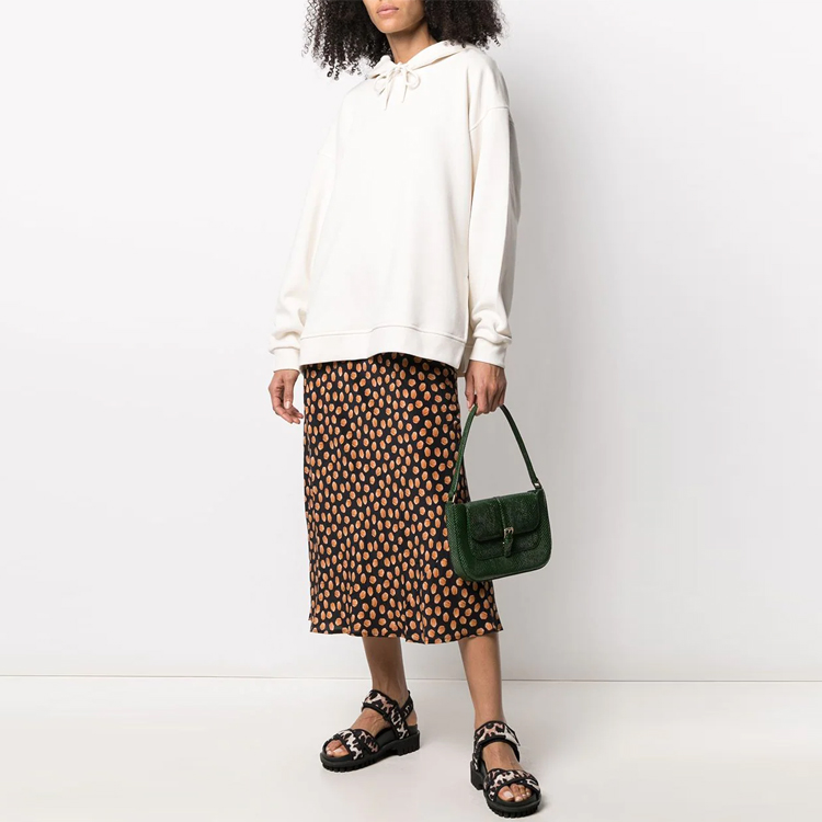 Lookbook (Women) GANNI Logo Embroidered Hoodie T2773-135