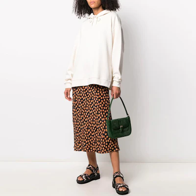 (Women) GANNI Logo Embroidered Hoodie T2773-135 Lookbook (Women) GANNI Logo Embroidered Hoodie T2773-135