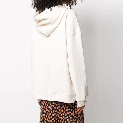 (Women) GANNI Logo Embroidered Hoodie T2773-135 Shop (Women) GANNI Logo Embroidered Hoodie T2773-135