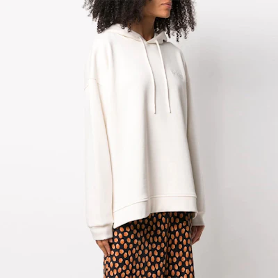 (Women) GANNI Logo Embroidered Hoodie T2773-135 Purchase (Women) GANNI Logo Embroidered Hoodie T2773-135