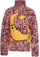 (Women) GANNI Lunar Pattern Loose Fit Sweater Racing Red R04390907 (Women) GANNI Lunar Pattern Loose Fit Sweater Racing Red R04390907