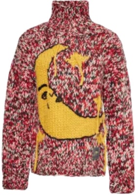 (W) 가니 루나 패턴 루즈핏 스웨터 레이싱 레드 R04390907 Order (W) 가니 루나 패턴 루즈핏 스웨터 레이싱 레드 R04390907