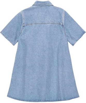 (W) 가니 미니멀 블루 데님 반팔 원피스 여성용 J1401-567 Lookbook (W) 가니 미니멀 블루 데님 반팔 원피스 여성용 J1401-567