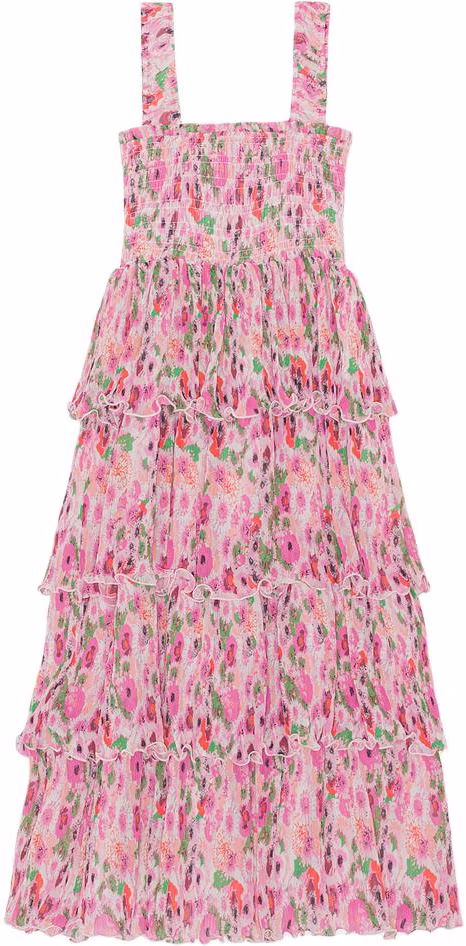 women-ganni-pleated-georgette-smock-midi-dress-floral-ruffle-pink-dress-f7636393