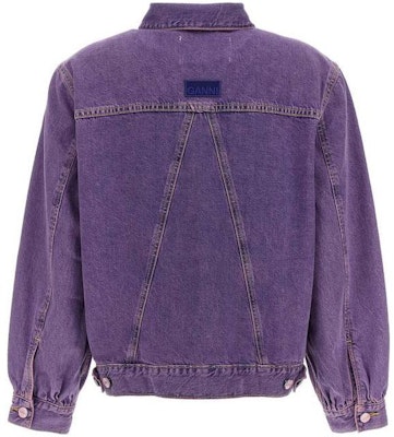 (W) 가니 솔리드 컬러 버튼업 칼라 긴소매 재킷 여성 퍼플. J1272892 Lookbook (W) 가니 솔리드 컬러 버튼업 칼라 긴소매 재킷 여성 퍼플. J1272892