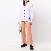 Lookbook (W) GANNI SS21 微笑領毛衣 女款 紫色 K1599-712