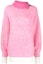 Buy (W) 가니 SS22 핑크 울 터틀넥 오버사이즈 스웨터 K1614-530