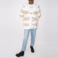 Lookbook (W) GANNI SS22 笑臉翻領針織開衫 白色 K1650-135