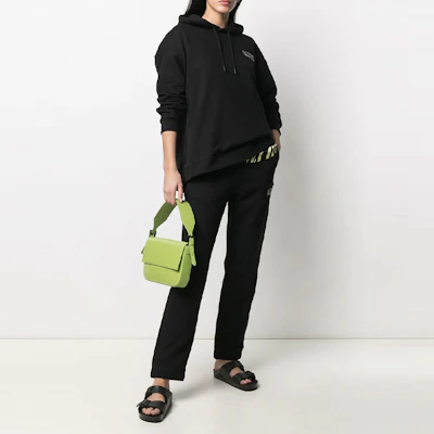 (W) GANNI SS22 黑色連帽衫,附logo刺繡與抽繩設計 T2923-099 Lookbook (W) GANNI SS22 黑色連帽衫,附logo刺繡與抽繩設計 T2923-099