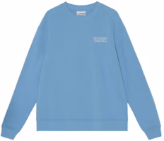 (Women) GANNI SS22 Oversized Crewneck Sweatshirt Women’s Blue T3170 (Women) GANNI SS22 Oversized Crewneck Sweatshirt Women’s Blue T3170