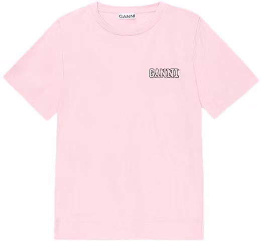 women-ganni-ss-22-pink-logo-embroidered-crewneck-t-shirt-t2917-465