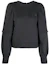 Order (Women) GANNI SS22 Smiley Embroidered Backless Pullover Sweatshirt Women Black T3050-252