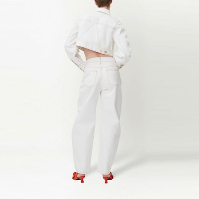 (W) 가니 SS23 화이트 크롭 롱슬리브 데님 재킷 J1171-151 Shop (W) 가니 SS23 화이트 크롭 롱슬리브 데님 재킷 J1171-151