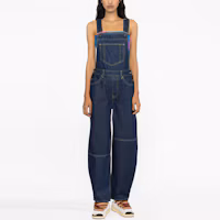 Lookbook (W) GANNI SS23 可調式帶牛仔連身褲 女款 藍色 J1193-077