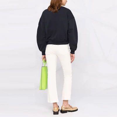 (Women) GANNI SS23 Blue Minimalist Letter Print Pullover Sweatshirt T2976-683 Shop (Women) GANNI SS23 Blue Minimalist Letter Print Pullover Sweatshirt T2976-683